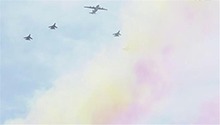 我国阅兵史上规模最大的空军梯队