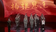 王一博致敬抗美援朝特级英雄杨根思