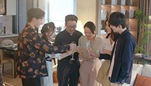 三对CP组成一家人，幸福拍摄全家福